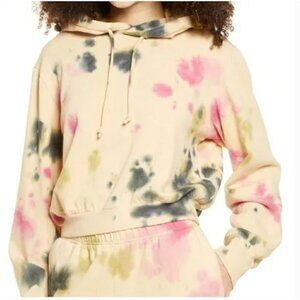NWT Tie Dye Cropped Hoodie Sweatshirt AFRM Size X Small